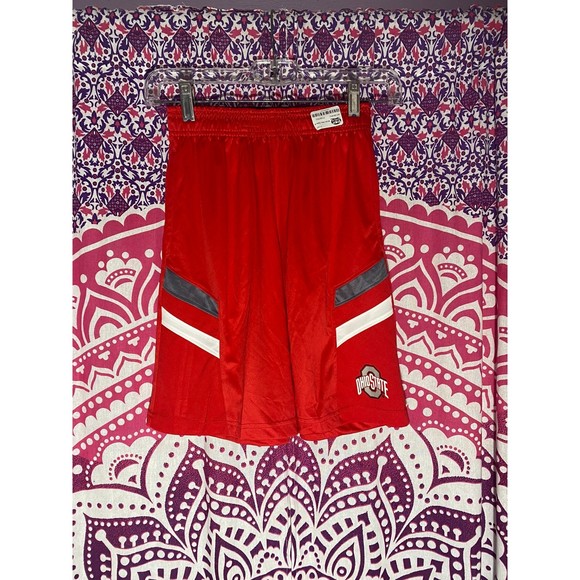 NWT Ohio State Buckeyes Outfit Shirt Shorts Youth Red Gray Size Medium - Picture 4 of 6